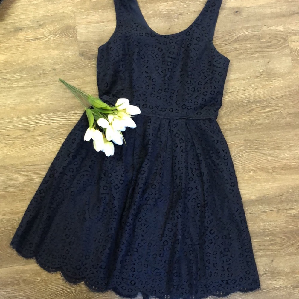 J Crew Lace Dress - 4 - pockets